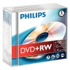 Philips DVD+RW rewritable 5 stuks in jewel case