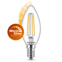 Philips E14 filament led-lamp kaars WarmGlow dimbaar 3.4W (40W) 929003012201 LPH02559