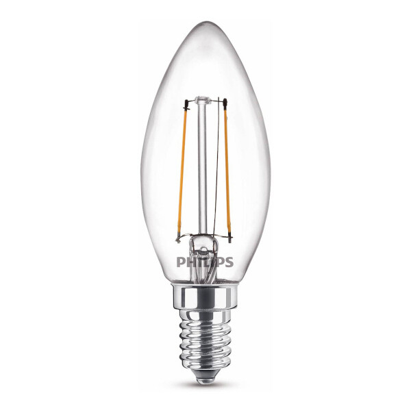 Pikken Opsommen Aanbod Philips E14 filament led-lamp kaars warm wit 2W (25W) Philips 123inkt.nl