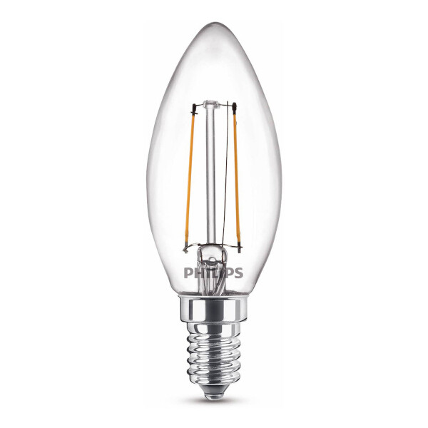 Philips E14 filament led-lamp kaars warm wit 2W (25W) 929001238395 LPH02435 - 1