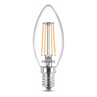 Philips E14 filament led-lamp kaars warm wit 4.3W (40W) 929001889755 LPH02437