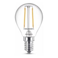 Philips E14 filament led-lamp kogel warm wit 2W (25W) 929001238695 LPH02394