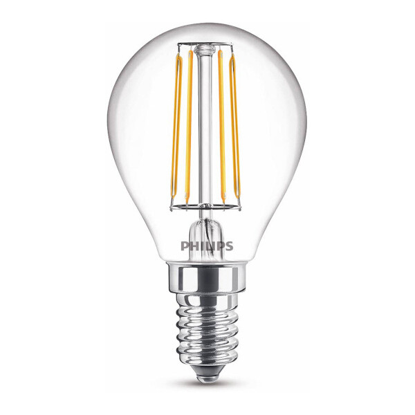 Philips E14 filament led-lamp kogel warm wit 4.3W (40W) 929001890455 LPH02396 - 1