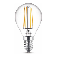Philips E14 filament led-lamp kogel warm wit 4.3W (40W) 929001890455 LPH02396