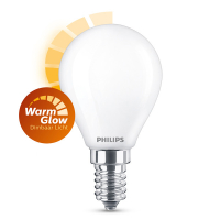Philips E14 led-lamp kogel WarmGlow mat 2200-dimbaar 3.4W (40W) LPH02588