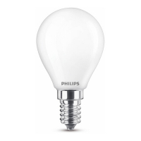 Philips E14 led lamp kogel mat warm wit 2.2W (25W) 929001345455 LPH02380