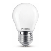 Philips E27-led lamp kogel mat 4.3W (40W) LPH02362