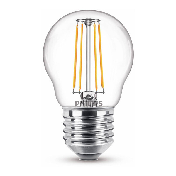 Philips E27 filament led-lamp kogel warm wit 4.3W (40W) 929001890555 LPH02372 - 1