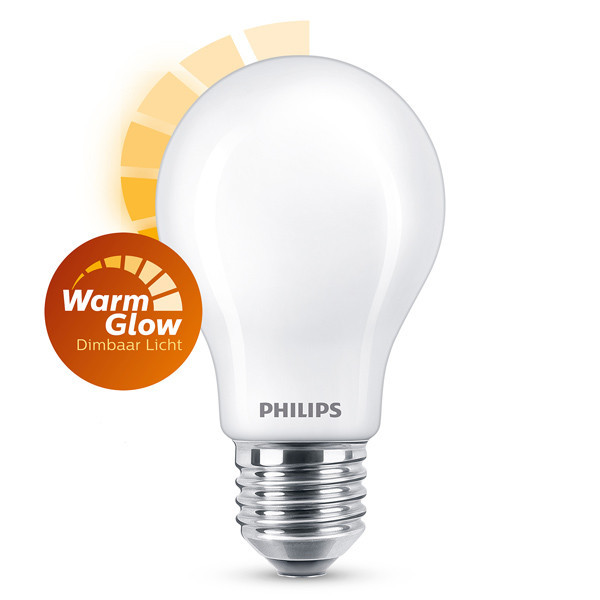 Philips E27 led-lamp peer WarmGlow mat dimbaar 5.9W (60W) 929003010401 LPH02580 - 1