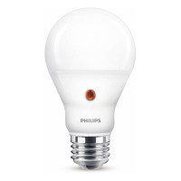 Philips E27 led-lamp peer mat dag/nachtsensor 7.5W (60W) LPH02348