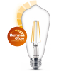 Philips Edison E27 filament led-lamp WarmGlow 5.9W (60W) LPH02539 - 1