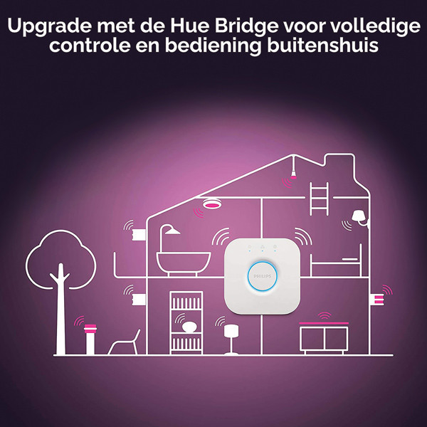 Philips Hue E14 smart lamp kaars C39 wit en RGB instelbaar zigbee LPH02700 - 8