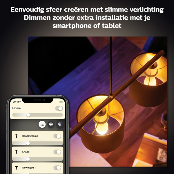 Philips Hue E14 smart lamp kaars C39 wit zigbee LPH02721 - 4