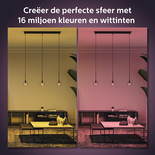 Philips Hue E14 smart lamp kogel P45 wit en RGB instelbaar zigbee LPH03365 - 5