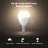 Philips Hue E14 smart lamp kogel P45 wit zigbee 2 stuks LPH02724 - 3