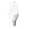 Philips Hue E14 smart lamp wit zigbee 2 stuks LPH02722 - 3