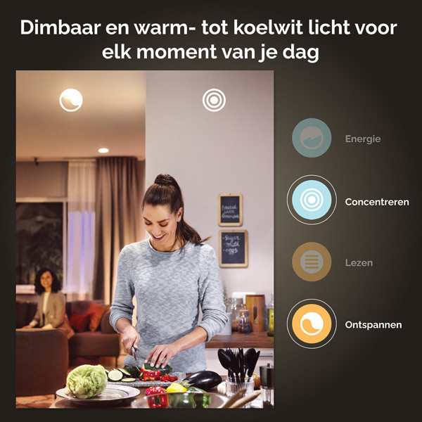 Philips Hue E27 smart lamp wit instelbaar zigbee LPH02737 - 6