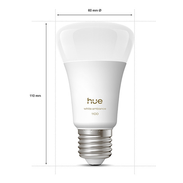 Philips Hue E27 smart lamp wit instelbaar zigbee LPH04278 - 2