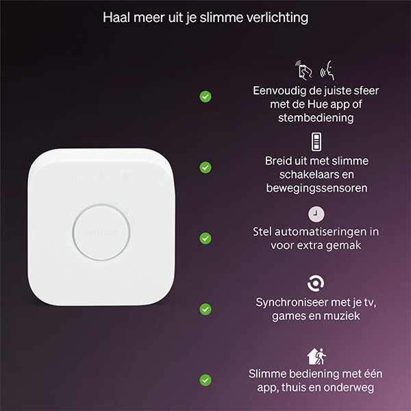Philips Hue Essential E27 smart lamp wit en RGB instelbaar zigbee LPH04289 - 7