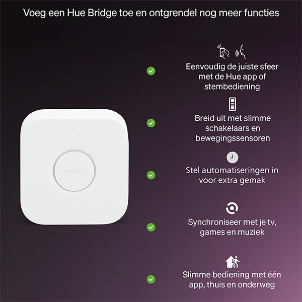 Philips Hue Essential GU10 smart lamp wit en RGB instelbaar zigbee LPH04290 - 7