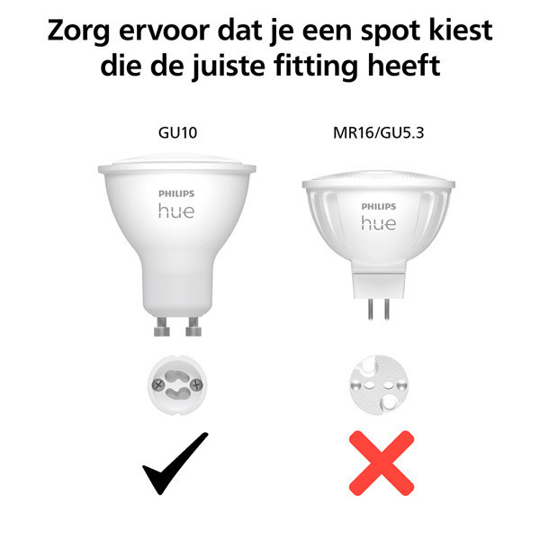 Philips Hue GU10 smart lamp PAR16 2 stuks LPH03694 - 7
