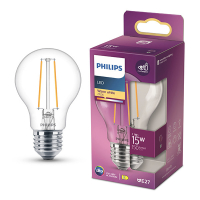 Philips LED lamp E27 | Kogel P45 | Filament | Helder | 2700K | 1.1W (15W) LPH04153