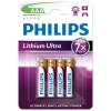 Philips Lithium Ultra FR03 Mignon AAA batterij 4 stuks