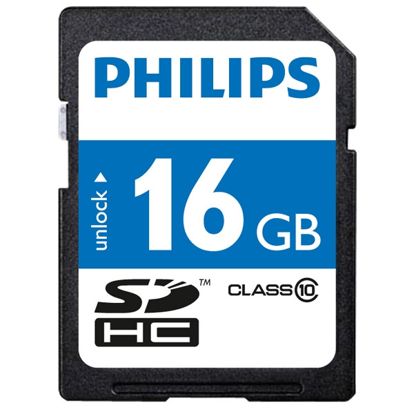 Philips SDHC geheugenkaart class 10 - Philips 123inkt.nl