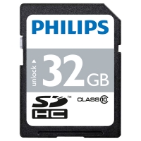 Philips SDHC geheugenkaart class 10 - 32GB FM032SD45B FM32SD45B/00 098113