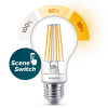 Philips SceneSwitch E27 filament led-lamp peer 7.5W (60W)