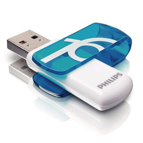 Philips USB 2.0-stick Vivid 16GB FM16FD05B/00 FM16FD05B/10 098140 - 1