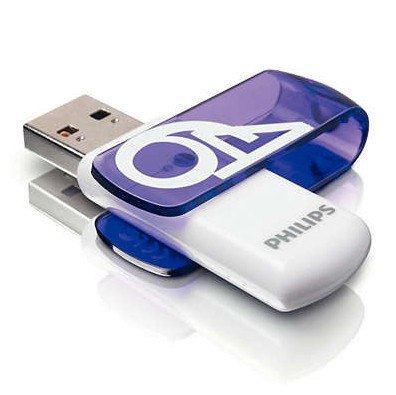 Philips USB 2.0-stick Vivid 64GB FM64FD05B/00 FM64FD05B/10 098142 - 1