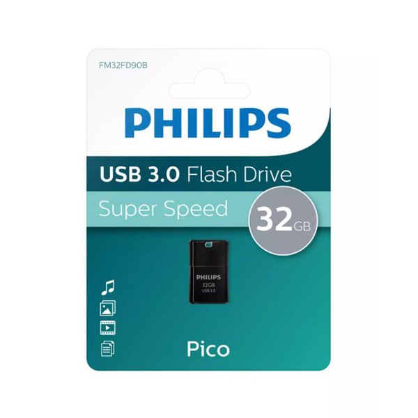Philips USB 3.0-stick Pico 32GB FM32FD90B/00 FM32FD90B/10 098145 - 1