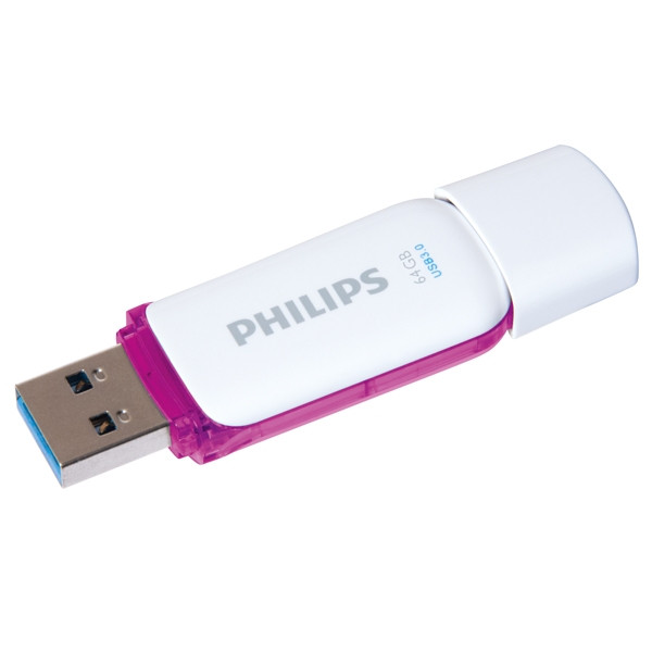 Philips USB 3.0-stick Snow 64GB FM64FD75B FM64FD75B/00 098110 - 1