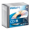 Philips cd-r 80 min. 10 stuks in slimline doosjes
