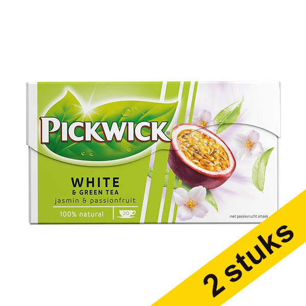 Aanbieding: 2x Pickwick Professional White & Green Tea Jasmine en Passionfruit (3 x 25 stuks) 423501 - 1