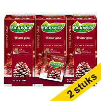 Aanbieding: 2x Pickwick Professional Winterglow thee (3 x 25 stuks)
