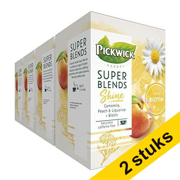 Aanbieding: 2x Pickwick Super Blends Shine (4 x 15 stuks) 423620 - 1