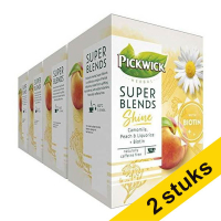 Aanbieding: 2x Pickwick Super Blends Shine (4 x 15 stuks)