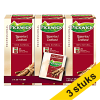 Aanbieding: 3x Pickwick Professional Zoethout thee (3 x 25 stuks)