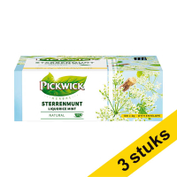 Aanbieding: 3x Pickwick Sterrenmunt thee met envelop (100 stuks)