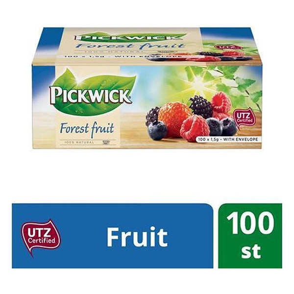 Pickwick Bosvruchten thee met envelop (100 stuks) 421029 - 2