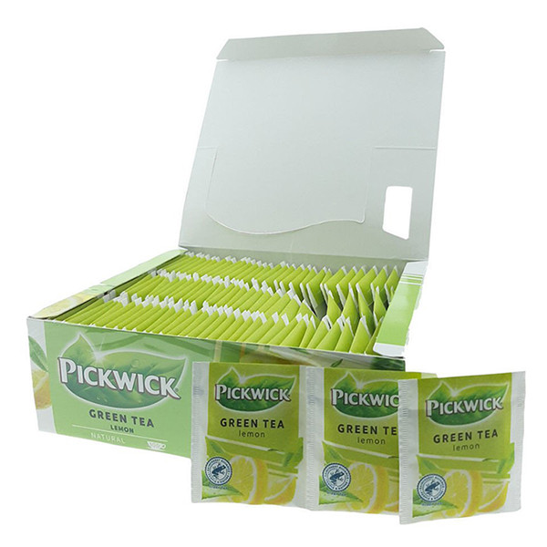 Pickwick Green Tea Lemon met envelop (100 stuks) 421002 - 2