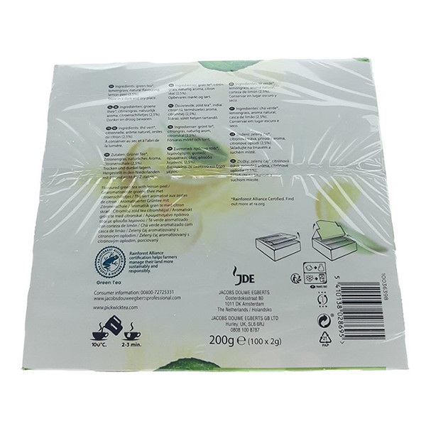 Pickwick Green Tea Lemon met envelop (100 stuks) 421002 - 3