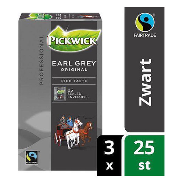 Pickwick Professional Earl Grey thee (3 x 25 stuks)  421007 - 2