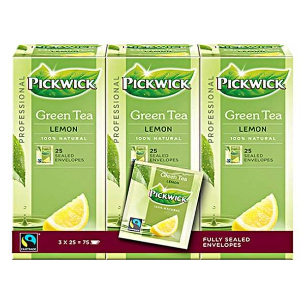 Pickwick Professional Green Tea Lemon (3 x 25 stuks)  421011 - 1