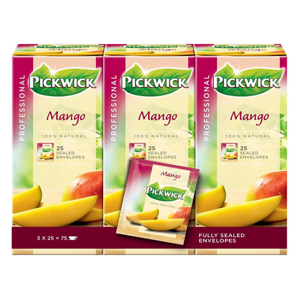 Pickwick Professional Mango thee (3 x 25 stuks)  421022 - 1