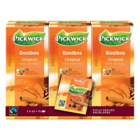 Pickwick Professional Rooibos Original thee (3 x 25 stuks)  421012