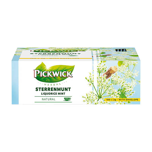 Pickwick Sterrenmunt thee met envelop (100 stuks) 423564 - 1