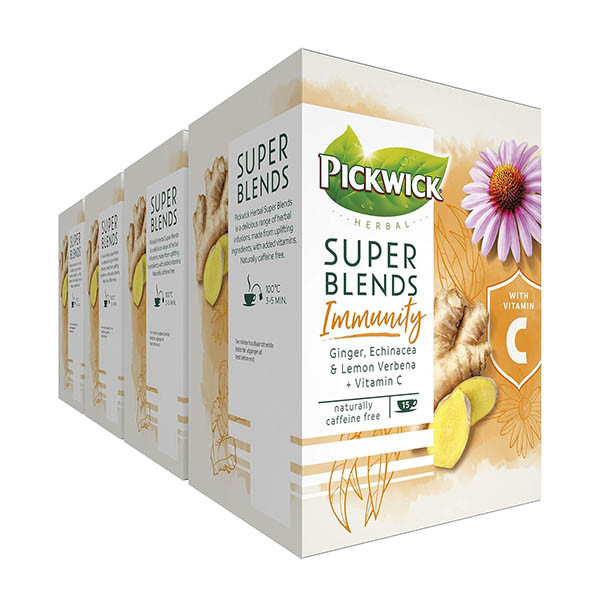 Pickwick Super Blends Immunity (4 x 15 stuks) 423617 - 1